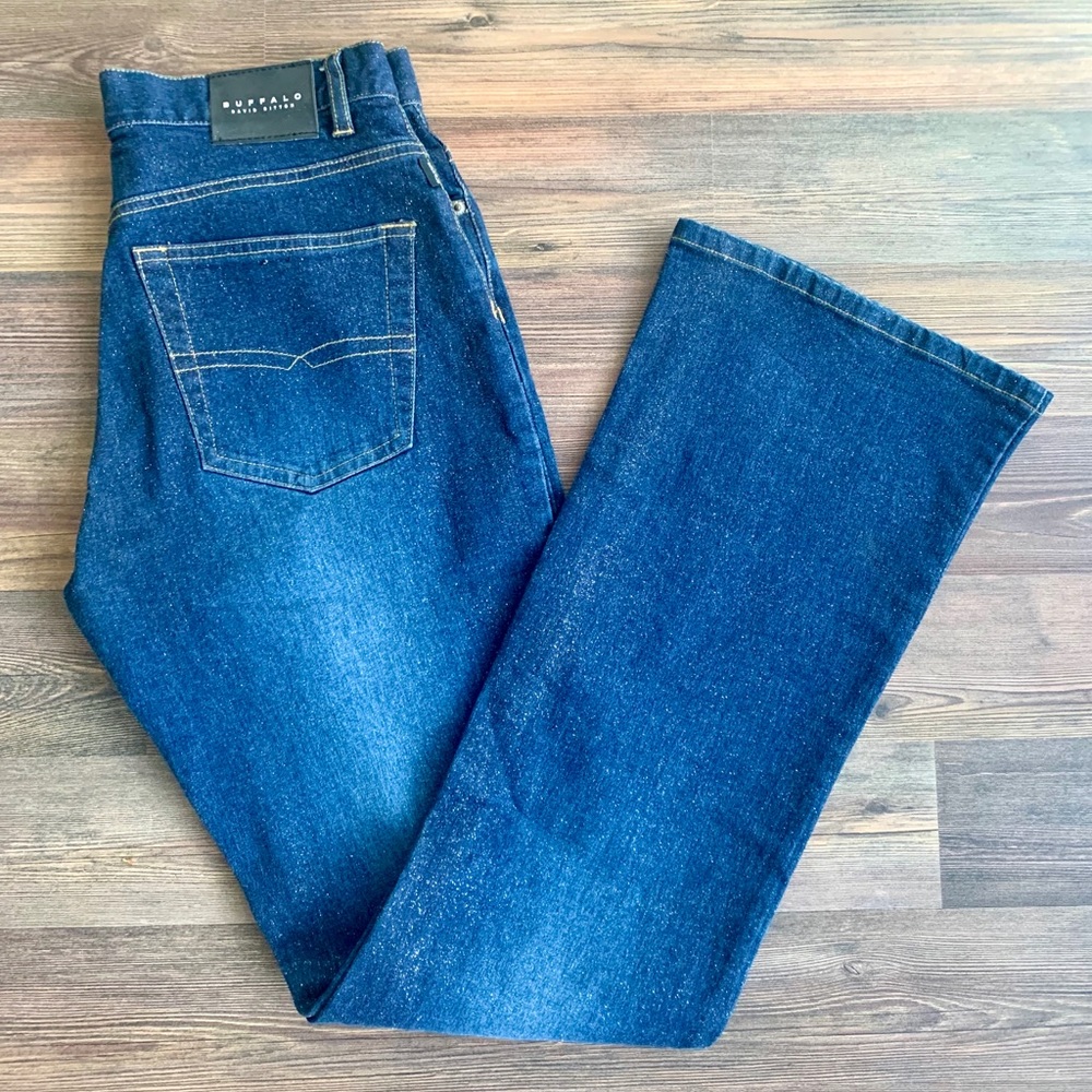 David Bitton Sparkling Jeans Dark Blue Sz 29